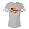 Blues Sunset Football T-Shirt (Men)