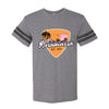Blues Sunset Football T-Shirt (Men)
