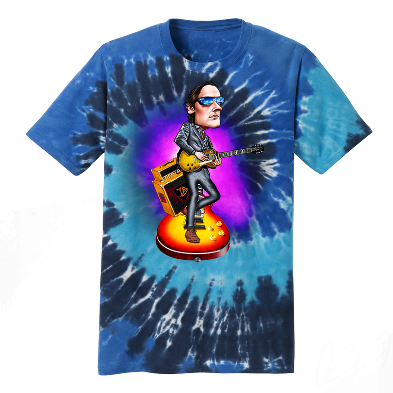 Blues from the Far Side Tie Dye T-Shirt (Unisex)