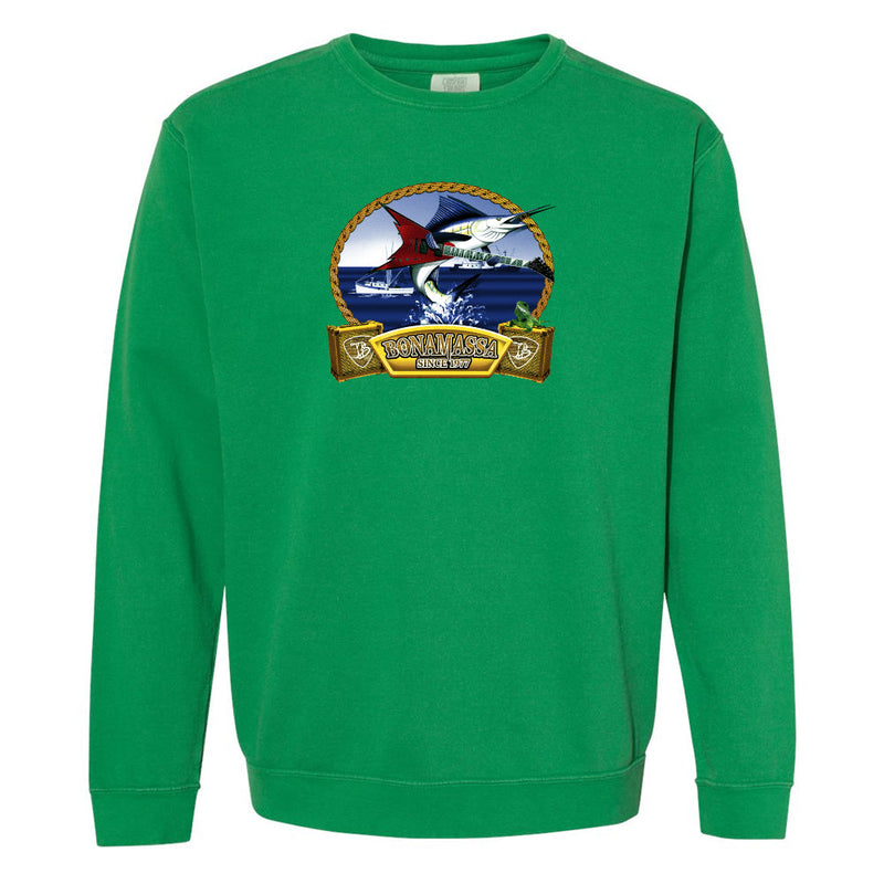 Bonamassa's Flying V Fish Comfort Colors Sweatshirt (Unisex)