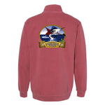 Bonamassa's Flying V Fish Comfort Colors 1/4 Zip Up (Unisex)