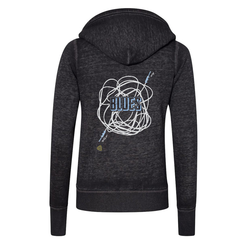 Tangled Up in Blues J. America Zip-Up Hooded Sweatshirt (Women)