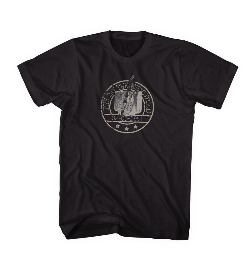 Tribut - The Day Music Died Black (Unisex)