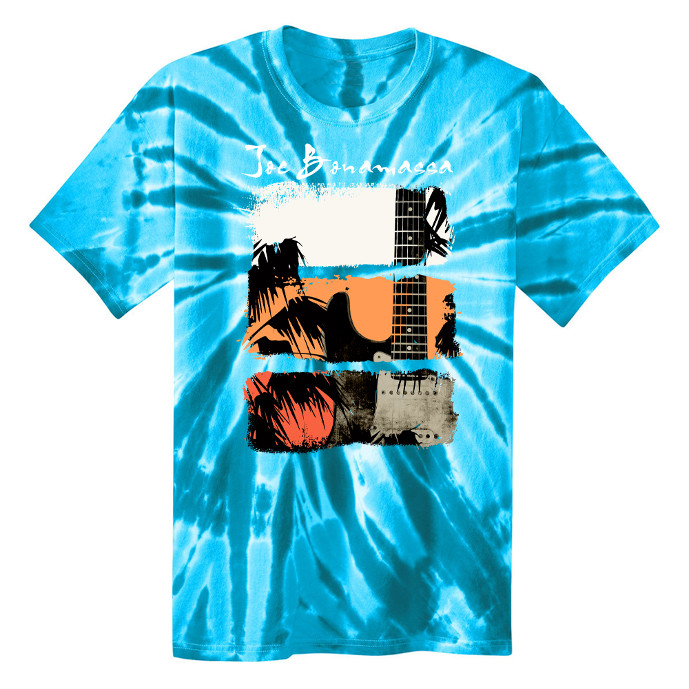 Shades of Summer Blues Tie Dye T-Shirt (Unisex)