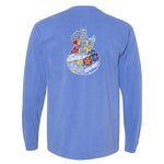 Blues Travels Comfort Colors Long Sleeve Pocket T-Shirt (Unisex)