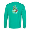 Blues Travels Comfort Colors Long Sleeve Pocket T-Shirt (Unisex)