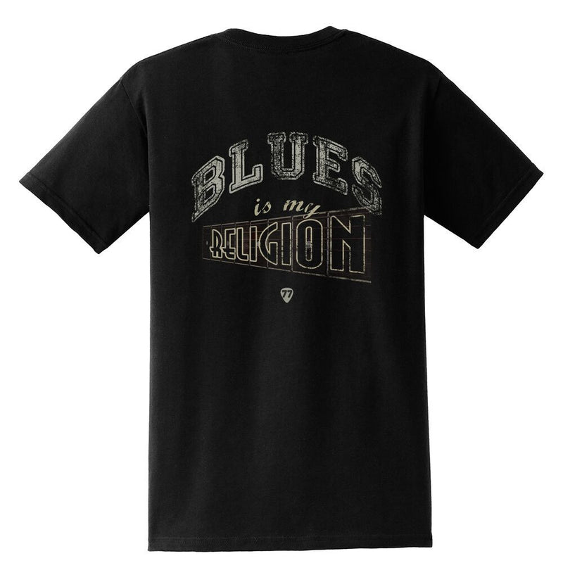 Tribut - Blues is My Religion Pocket T-Shirt (Unisex)