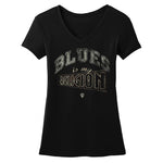 Tribut - Blues is My Religion V-Neck (Women)