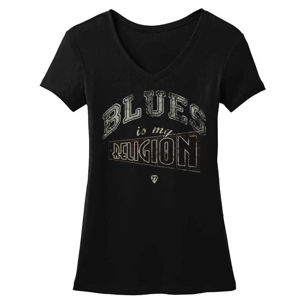 religion v neck t shirt