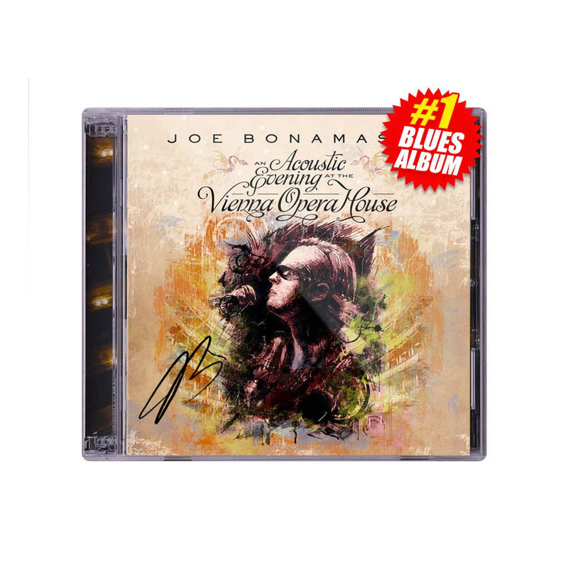 Joe Bonamassa: An Acoustic Evening At The Vienna Opera House (Double CD) (Released: 2013) - Hand-Signed