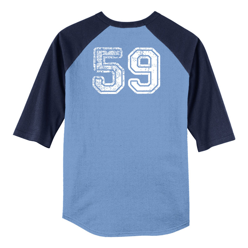 Vintage Bonamassa Baseball Colorblock Raglan 3/4 Sleeve T-Shirt