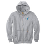 Vintage Guitar Carhartt Midweight Hooded Zip-Front Sweatshirt (Men)
