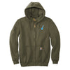 Vintage Guitar Carhartt Midweight Hooded Zip-Front Sweatshirt (Men)