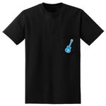 Vintage Guitar Pocket T-Shirt (Unisex)