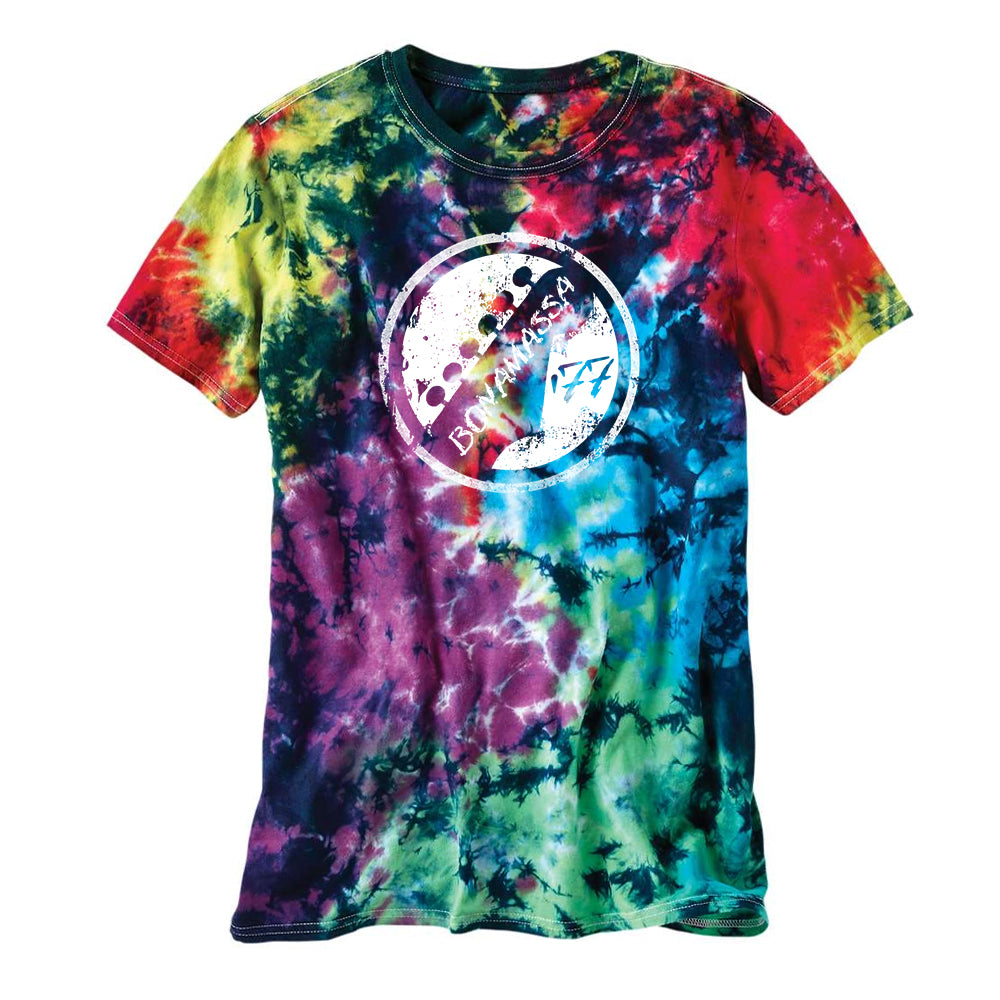 Vintage Headstock Crinkle Tie Dye T-Shirt (Unisex) - Caspian