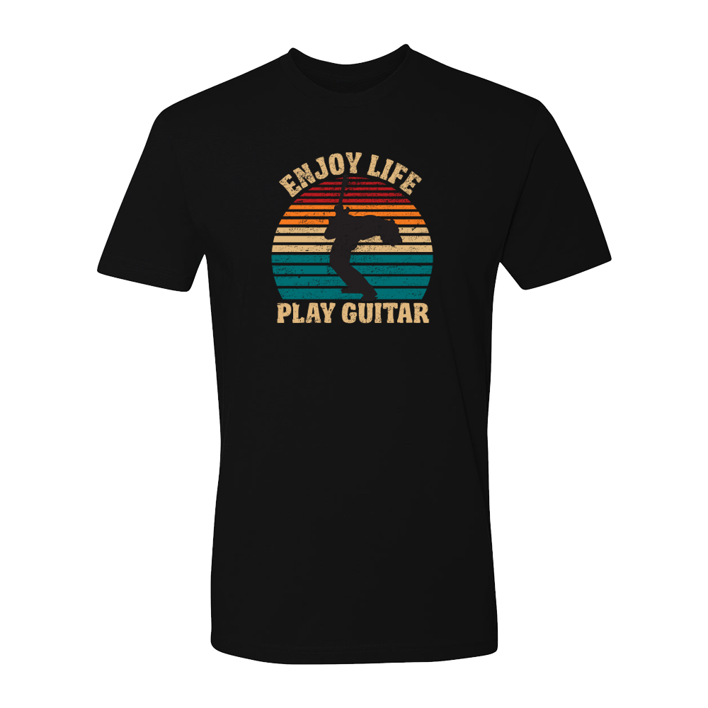 Vintage Enjoy Life, Play Guitar T-Shirt (Unisex)