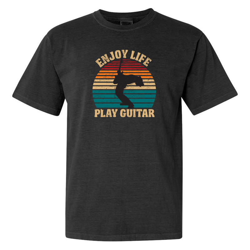 Vintage Enjoy Life, Play Guitar Comfort Colors T-Shirt (Unisex)