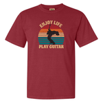 Vintage Enjoy Life, Play Guitar Comfort Colors T-Shirt (Unisex)