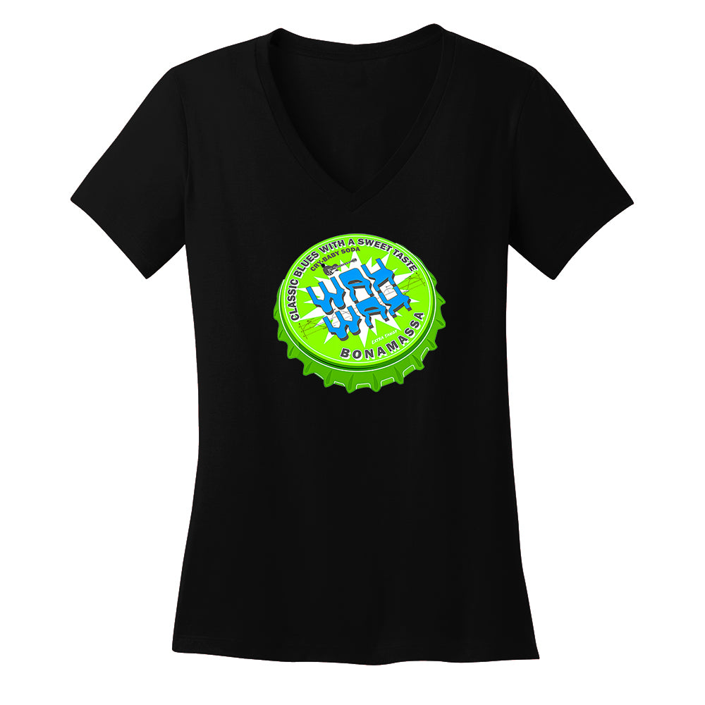 Wah Wah Bottle Cap V-Neck (Women)