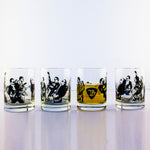 Joe Silhouettes DOF Glass - Set of 4